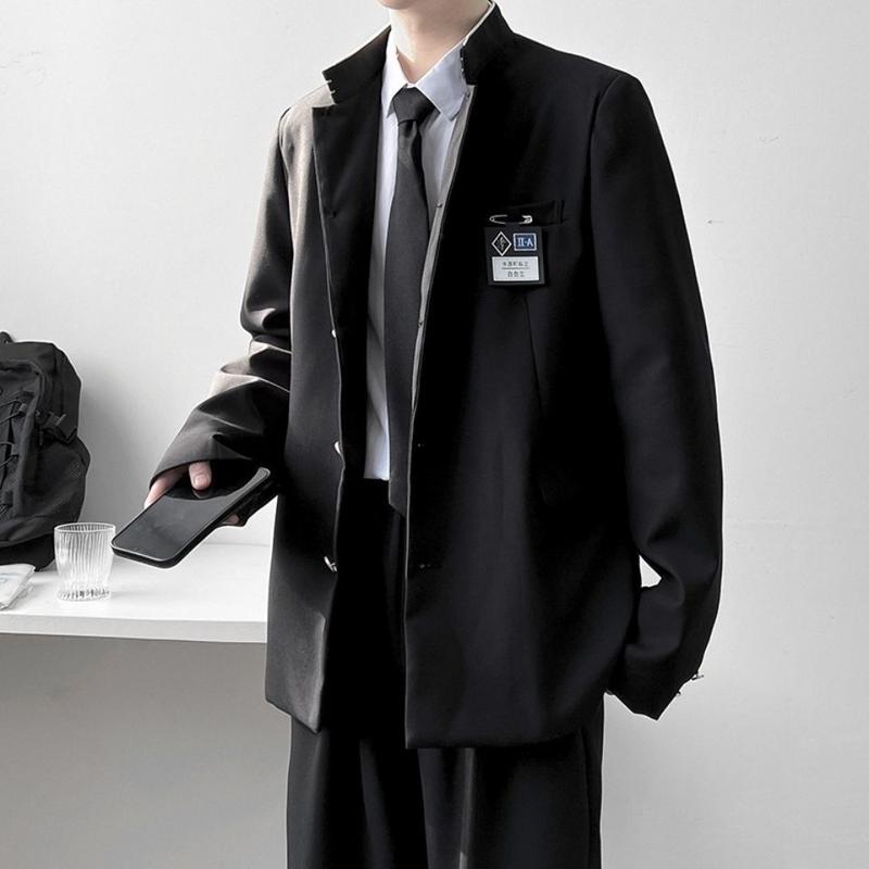 Uniform One Suit Crows Zero School Uniform Zhongshan Suit Small Suit Men's and Women's Preppy Style Versatile Business Attire Coat