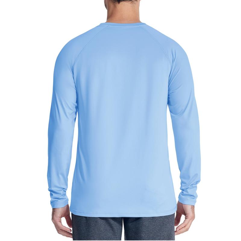 MAGCOMSEN Men's Thermal Shirt Fleece Lined Long Sleeve Athletic Base Layer Workout Top Menswear Crewneck