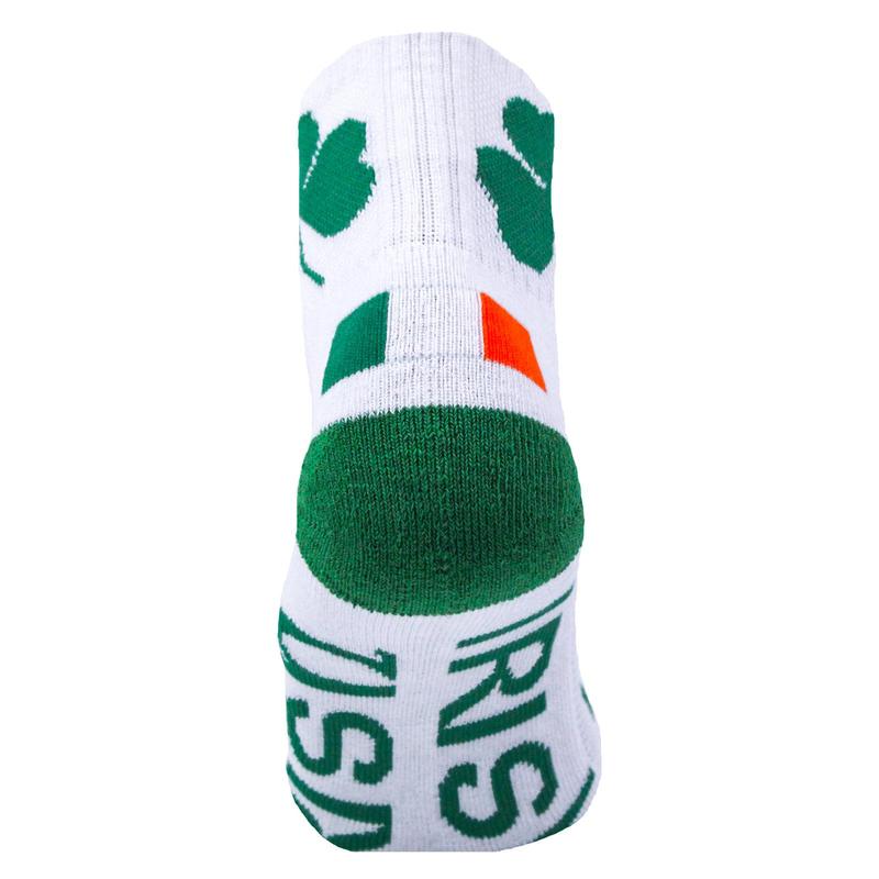 Irish White Quarter Socks