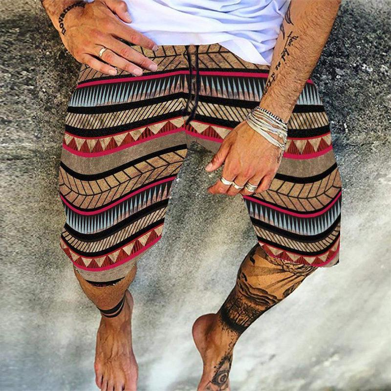 Mens Printed Casual Shorts