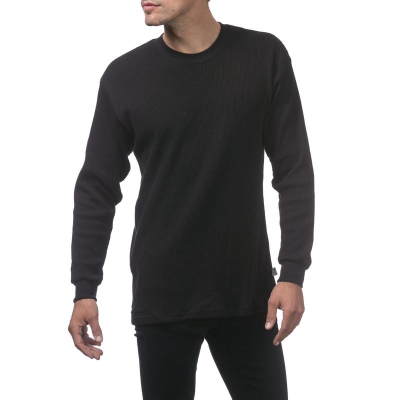 Pro Club Men's Heavyweight Cotton Long Sleeve Thermal Top Cotton Fabric