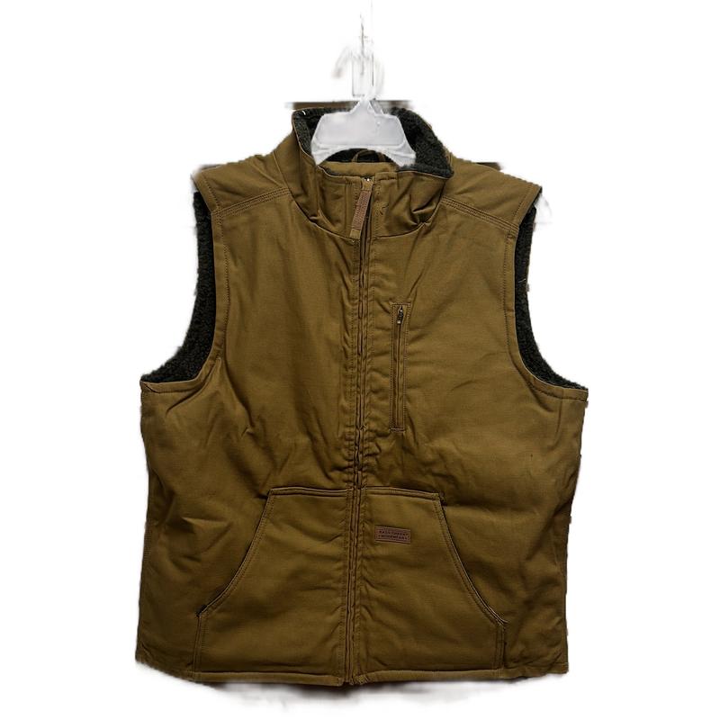 Winter canvas vest fur lining insulation warm men’s construction top wear