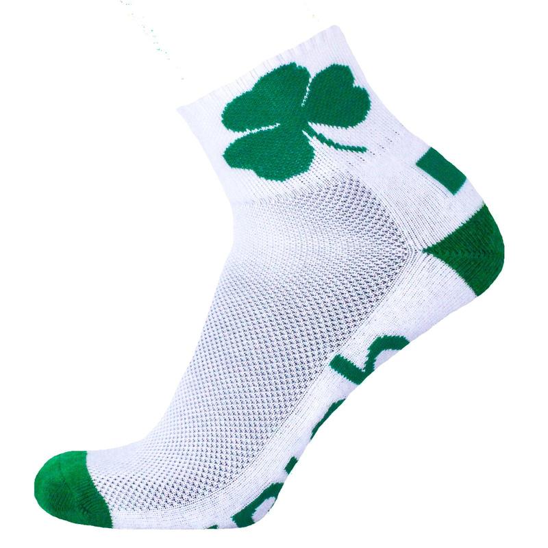 Irish White Quarter Socks