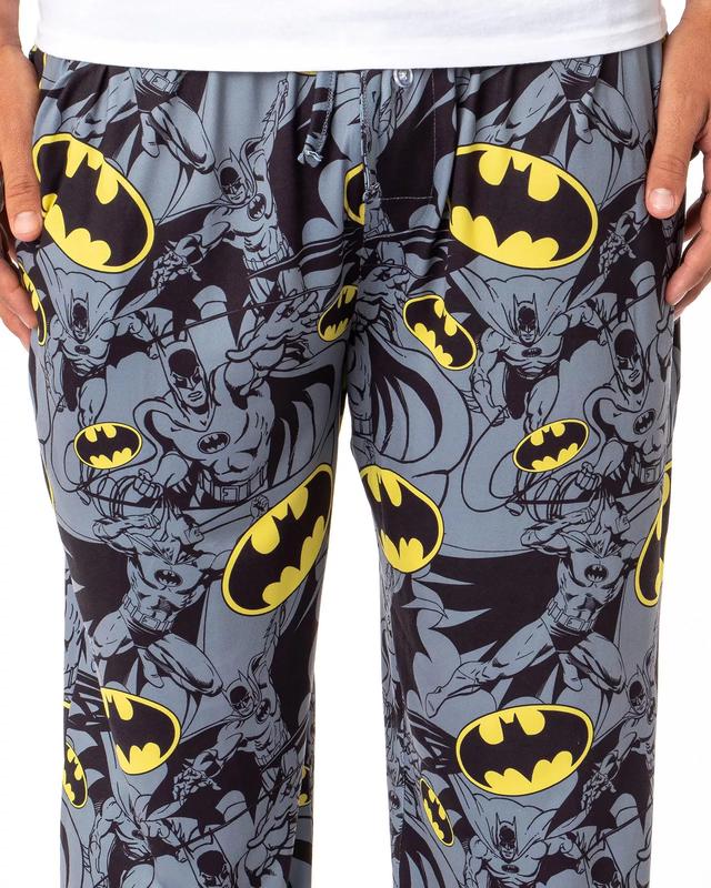 Bat man Unisex Bat Symbol Icon Retro Sleep Pajama Pants, Unisex Pants, Christmas Gift for Her, XS-5XL