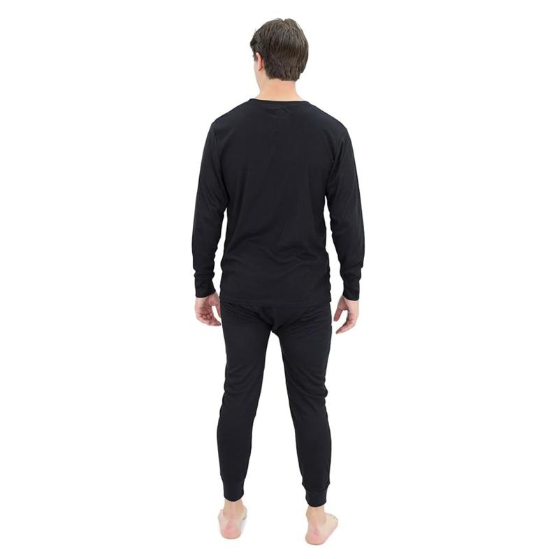 3-Pack Men's Winter Thermal Top & Bottom Set (3 Full Sets   3 Tops & 3 Bottoms)