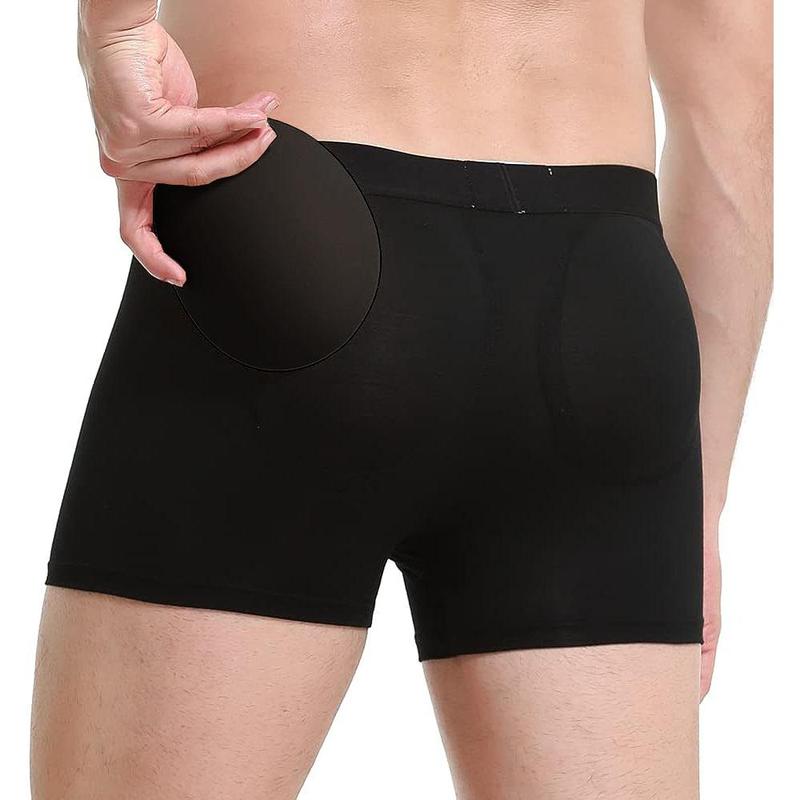 Local 2024 Men Butt Lifter Shapewear Hips Removed Padded Underwear Boxers Enhancing Hip Enhancement Pad Sweat Absorbing