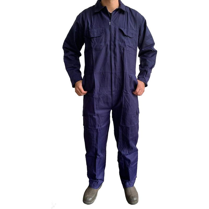 Mens Work Overalls Boilersuit Navy - Garages Students workerwear Suit