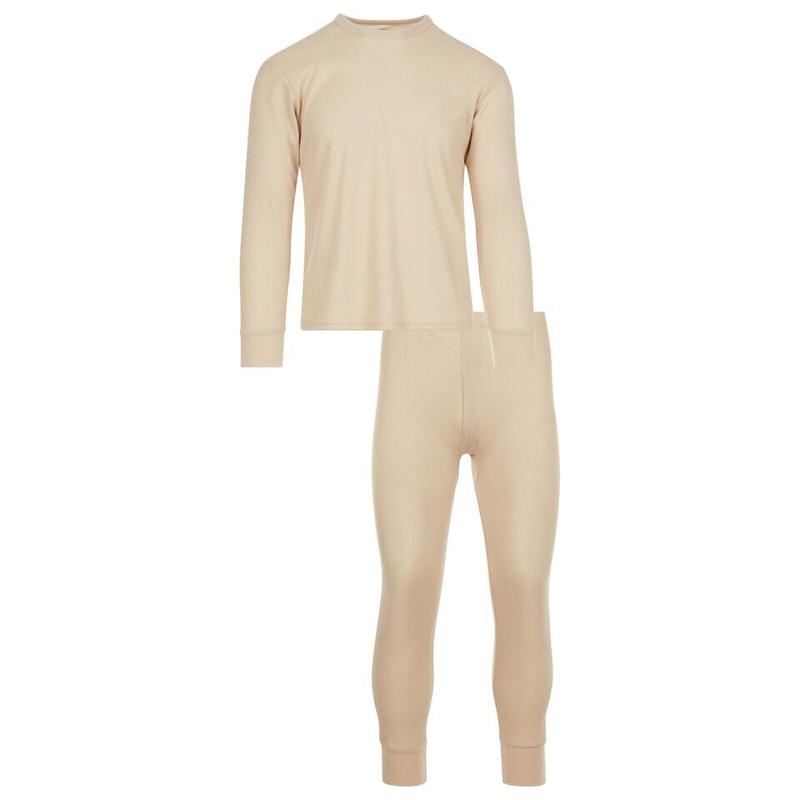 Men's 2 Piece Thermal Underwear Set Waffle Knit Long Johns