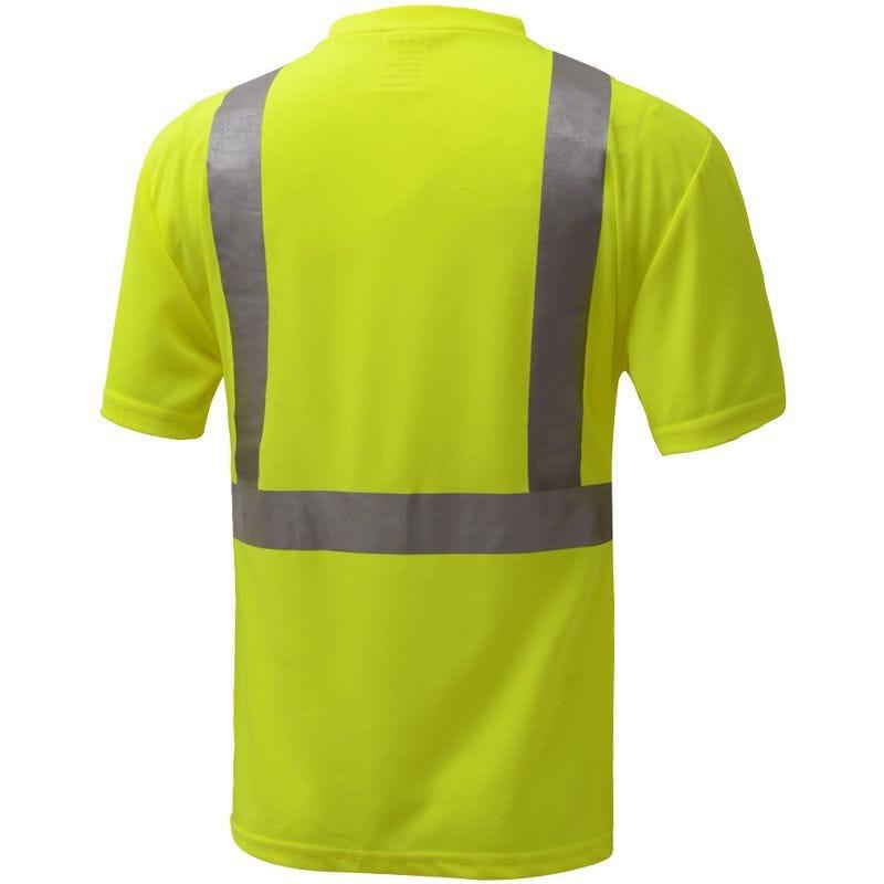 Boston Industrial High Visibility Class II Reflective T-Shirt Hydro-wicked