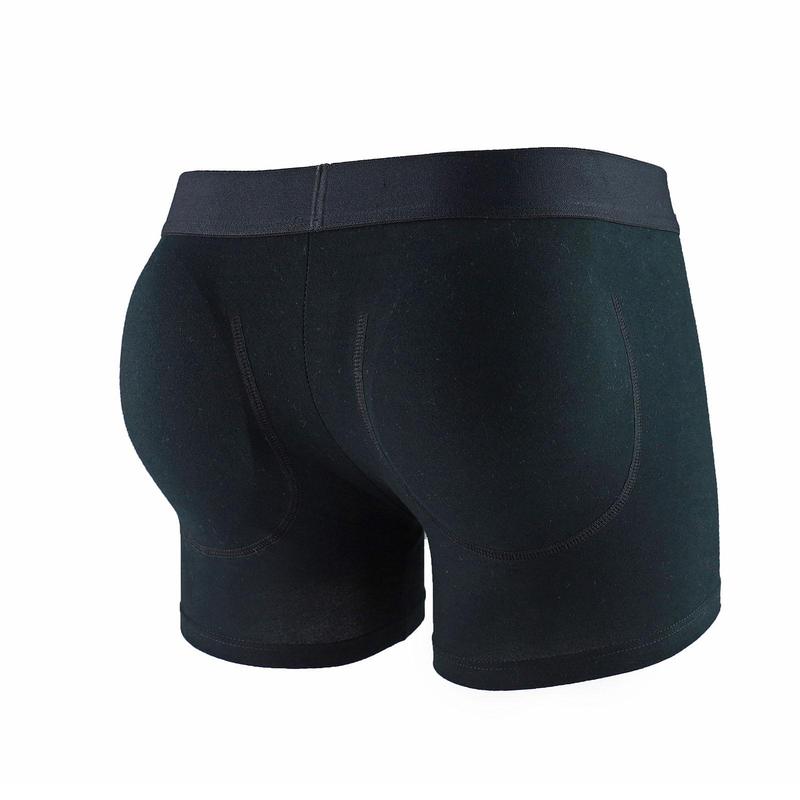 Local 2024 Men Butt Lifter Shapewear Hips Removed Padded Underwear Boxers Enhancing Hip Enhancement Pad Sweat Absorbing