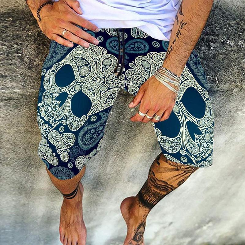 Mens Printed Casual Shorts