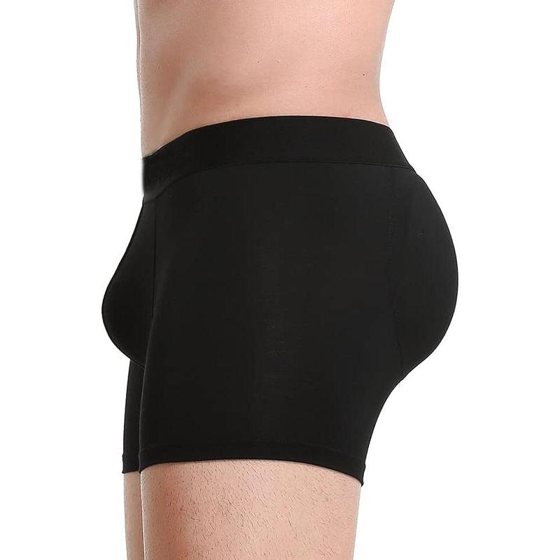 Local 2024 Men Butt Lifter Shapewear Hips Removed Padded Underwear Boxers Enhancing Hip Enhancement Pad Sweat Absorbing