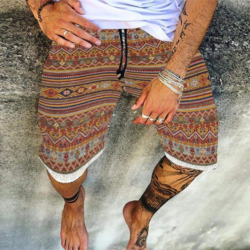 Mens Printed Casual Shorts