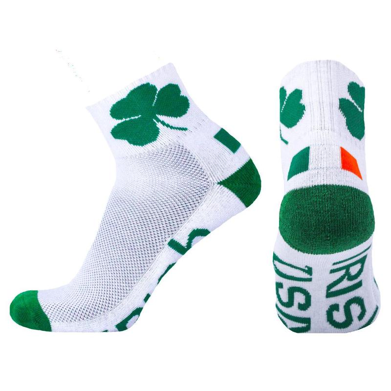 Irish White Quarter Socks