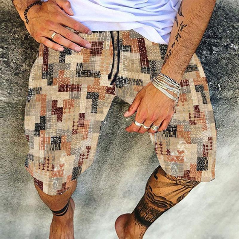 Mens Printed Casual Shorts