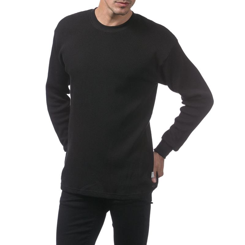 Pro Club Men's Heavyweight Cotton Long Sleeve Thermal Top Cotton Fabric