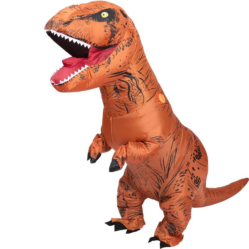 Inflatable Tyrannosaurus Rex Costume, 1 Count Inflatable Dinosaur Costume, Party Clothing for Halloween, Cosplay, Festive & Party Supplies without Battery