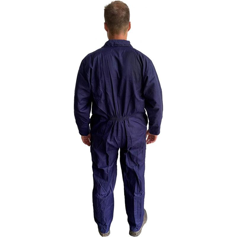 Mens Work Overalls Boilersuit Navy - Garages Students workerwear Suit