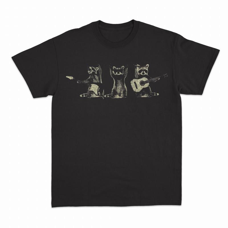 Unisex  Raccoon Rock music shirt