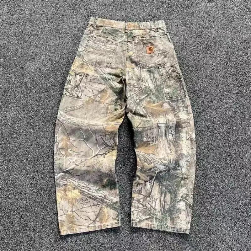 Vintage Wash Jeans Camo