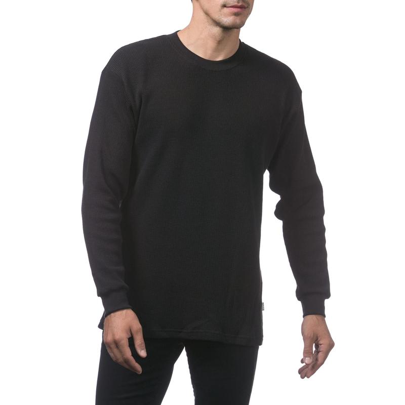 Pro Club Men's Heavyweight Cotton Long Sleeve Thermal Top Cotton Fabric