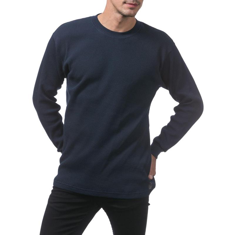 Pro Club Men's Heavyweight Cotton Long Sleeve Thermal Top Cotton Fabric