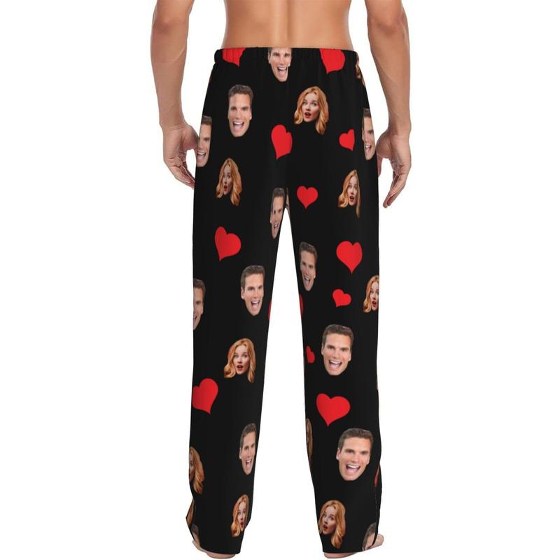 Personalized Pajamas Pants For Men Custom Pajama Pants Pajama  Funny Pj Pants With Photo Face