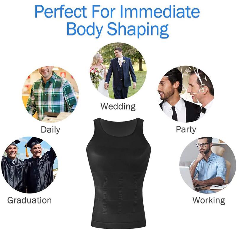 Body-Shaping Men Abs Vest