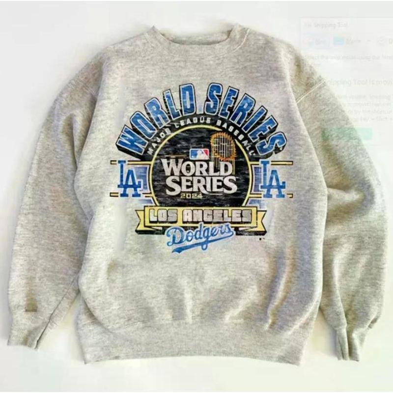 Los Angeles Dodgers World Series Champions 2024 graphic ash Sweatshirt KV20952