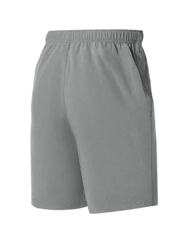 Men's Plus Size 3pcs Solid Textured Pocket Drawstring Waist Shorts Summer Clothes, Loose Casual Comfy Breathable Shorts, Summer Bottoms for Men