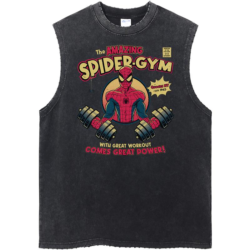 SpiderMan MCU Avengers Comics Vintage Unisex Tank Top