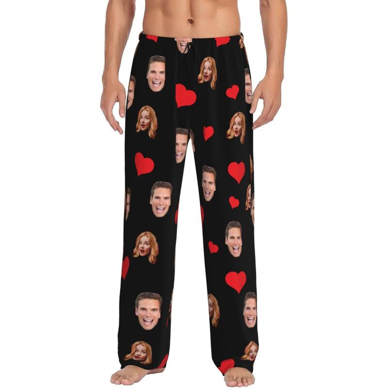 Personalized Pajamas Pants For Men Custom Pajama Pants Pajama  Funny Pj Pants With Photo Face