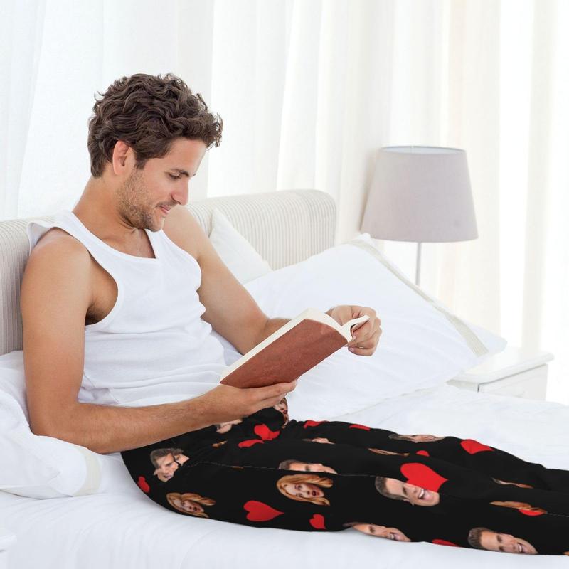 Personalized Pajamas Pants For Men Custom Pajama Pants Pajama  Funny Pj Pants With Photo Face