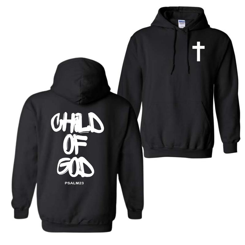 Child of God Hoodie, Sweatshirt, and T-Shirt - Inspirational Corinthians Design, Celestial Faith-Based Apparel for Women and Children, Perfect Christian Gift.