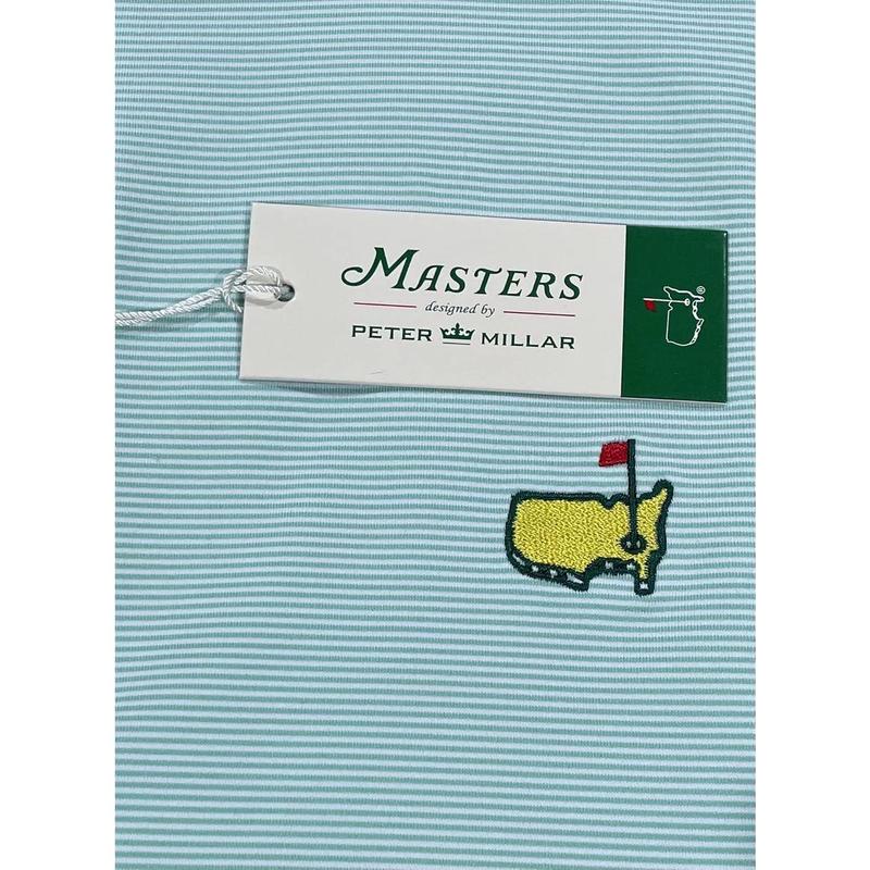 Upgrade Your Golf Attire with Men s PETER MILLAR Masters Performance Tech Micro Stripe Polo Shirt - Green