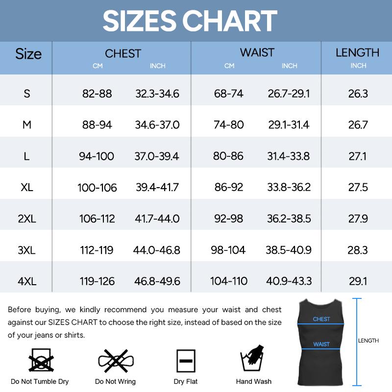 Black Friday Deals Nebility 2 Pieces Men's Mesh Summer Tank Tops Shapewear Undershirt Abdomen Belly Compress Shirt