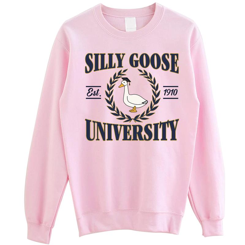 Silly Goose University T-shirt   Crewneck Sweatshirt   Hoodie, Silly Goose Sweatshirt, Silly Goose University, Meme Sweatshirt, Unisex Meme Silly Goose University Sweater with Date, Funny Sweatshirt, Funny Gift Sweatshirt