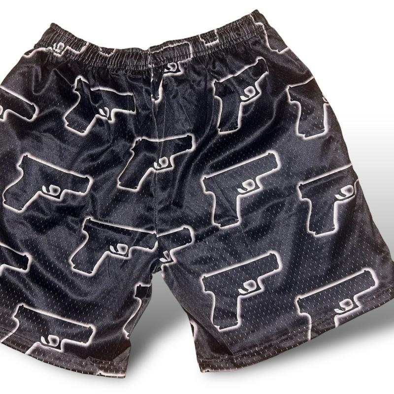 Stay Dangerous Mesh Logo Shorts for Men