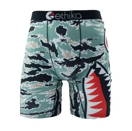 3-pack stylish printed breathable comfortable men's boxer shorts for sports and fitness, summer breathable men's underwear, plus size men's boxers