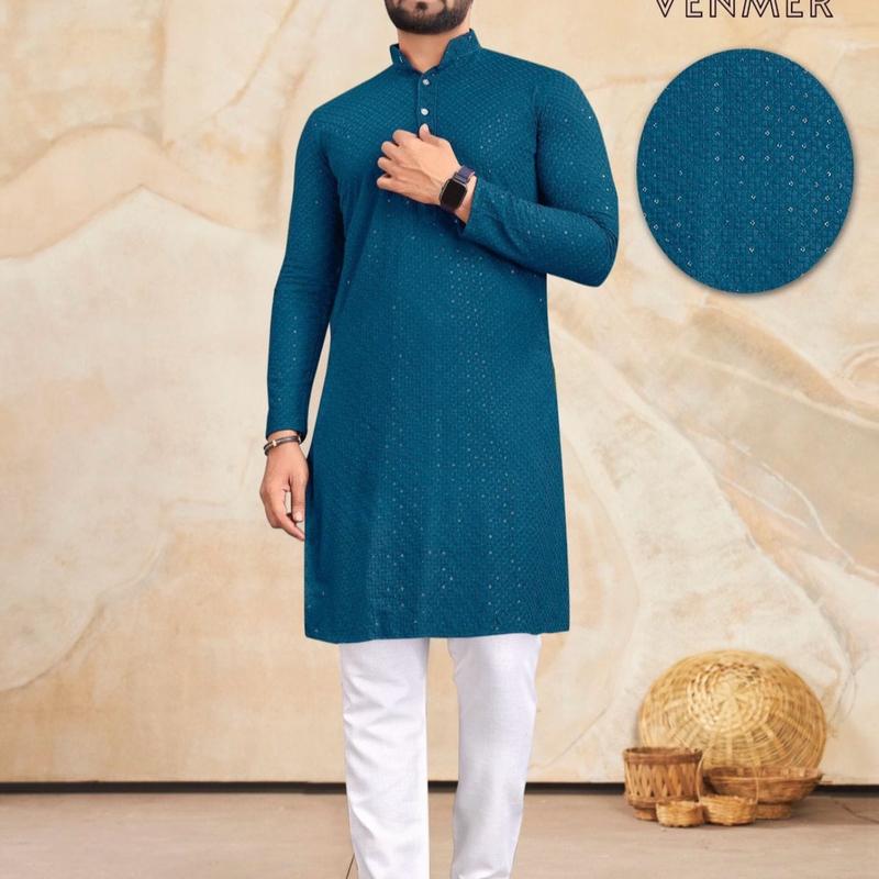 Men's Chickenkurry Kurtha Pajama Set - Sizes 34 to 50 - Outfit, Menswear, Loungewear