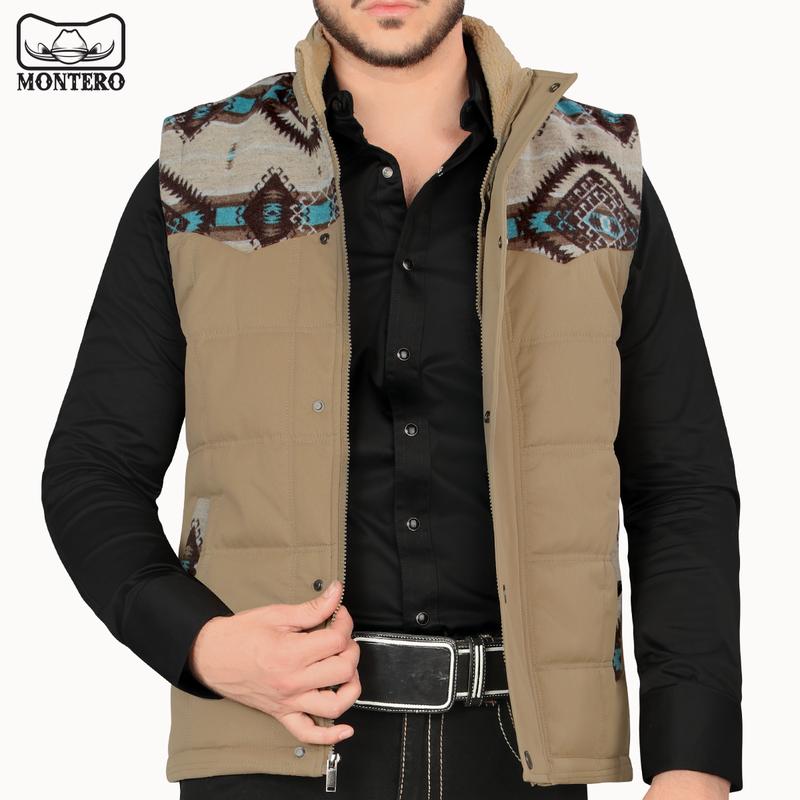 MONTERO Mens Vest Premium Quality MT0897 Beige For Men