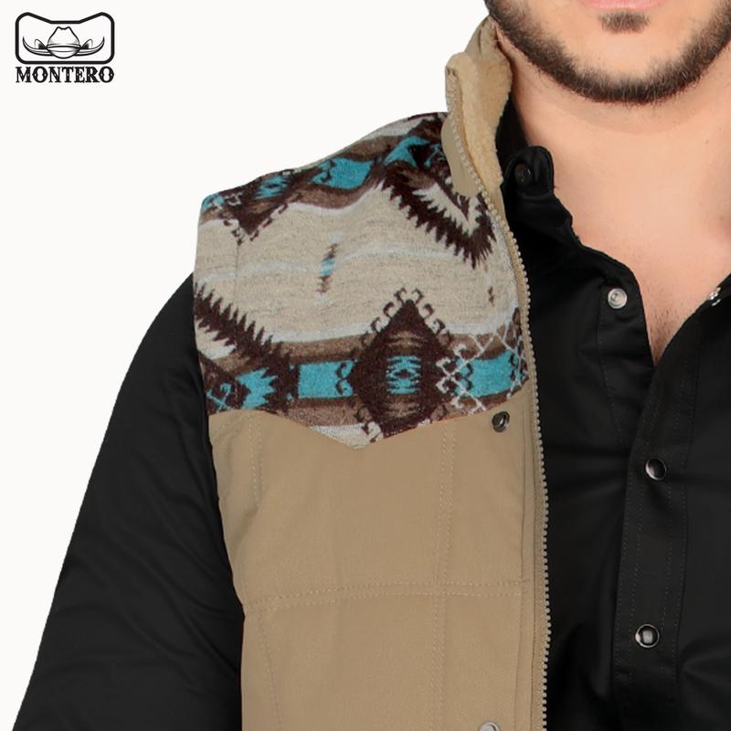 MONTERO Mens Vest Premium Quality MT0897 Beige For Men