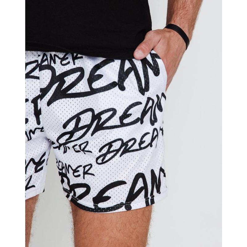 Dreamer Shorts White - Black