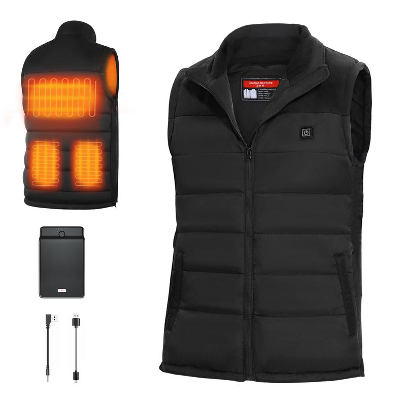 Zogeicy Christmas Gifts for Men and Women, Heated Vest with Battery Pack for Women Men, 3 Heating Levels, Heating Vest Clothes for Outdoor