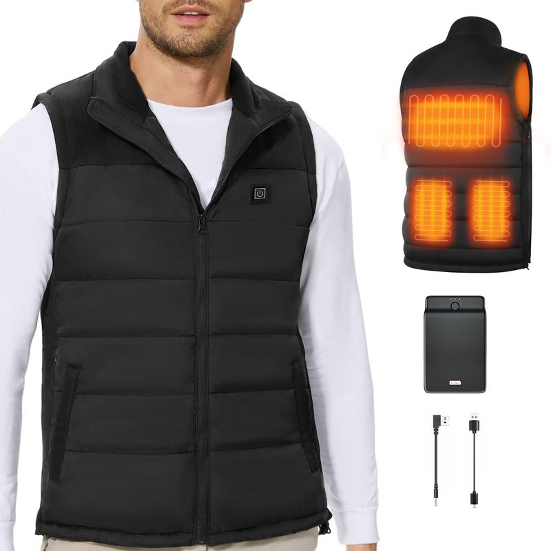 Zogeicy Christmas Gifts for Men and Women, Heated Vest with Battery Pack for Women Men, 3 Heating Levels, Heating Vest Clothes for Outdoor