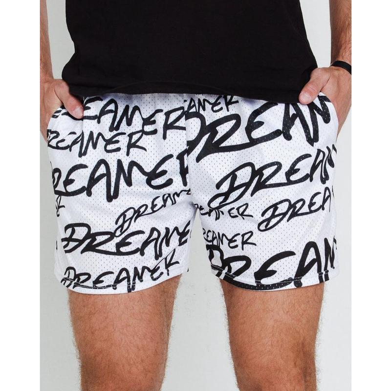 Dreamer Shorts White - Black