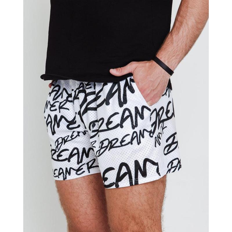 Dreamer Shorts White - Black