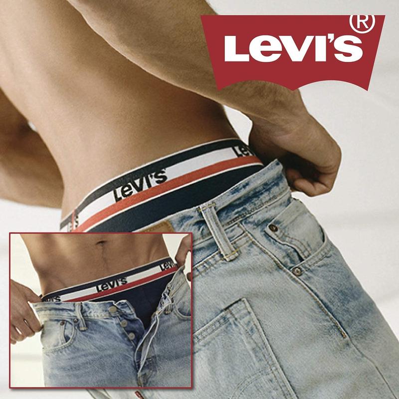 Levi's Mens Boxer Briefs Breathable Stretch Underwear 4 Pack