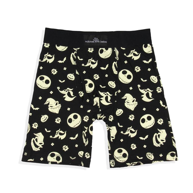 Disney Mens' The Nightmare Before Christmas Tag-Free Boxers Underwear Boxer Briefs For Adults