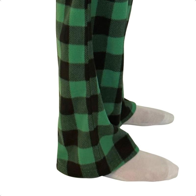 Microfleece Men’s Fleece Pajama Pants，Christmas gift